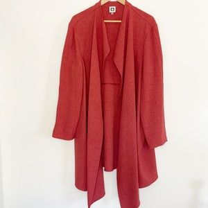 Anne Klein long blazer cardigan